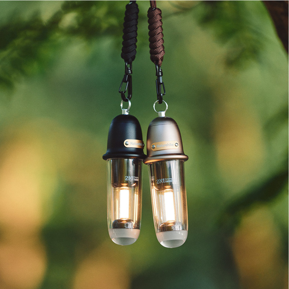 Фонарь кемпинговый Naturehike CNK2350ZM010, 118х39мм, коричневый фото5