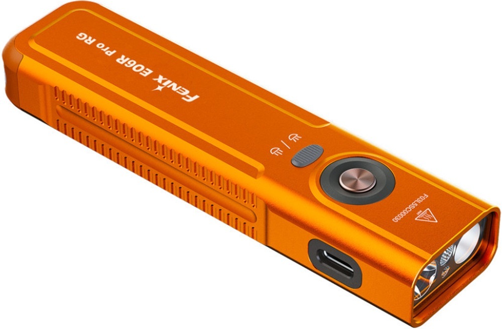 Ліхтар наключний Fenix E06R PRO RG, помаранчевий фото2