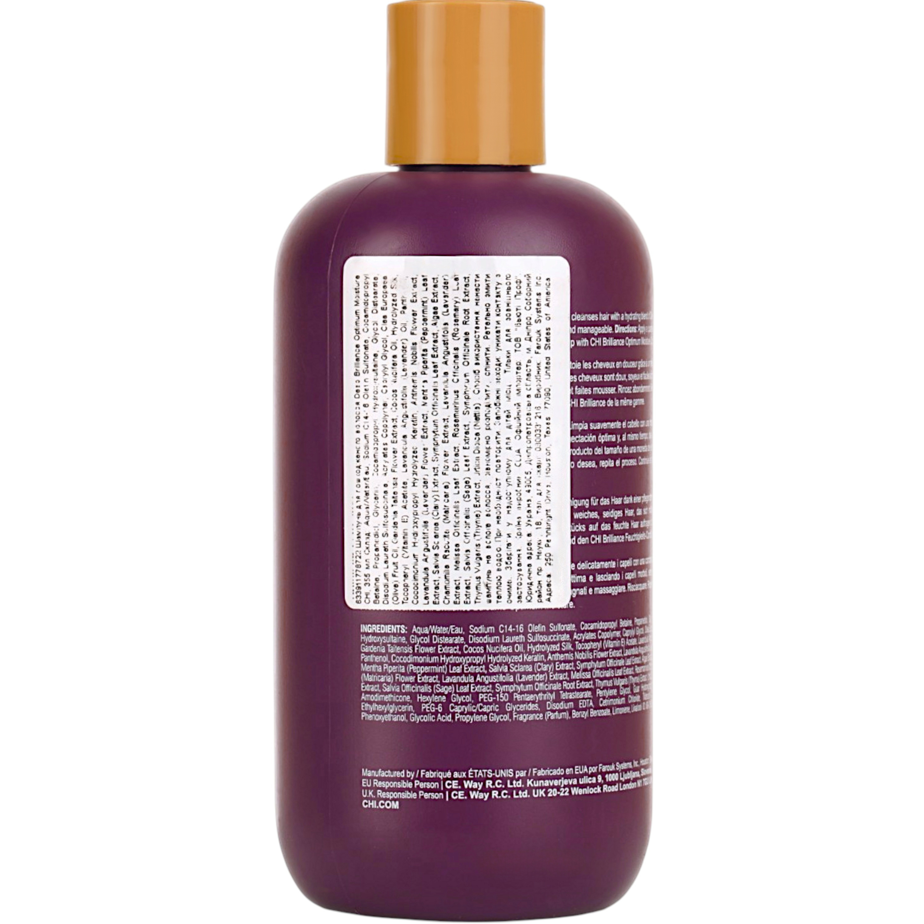 Шампунь для поврежденных волос Deep Brilliance Optimum Moisture CHI 355 мл фото