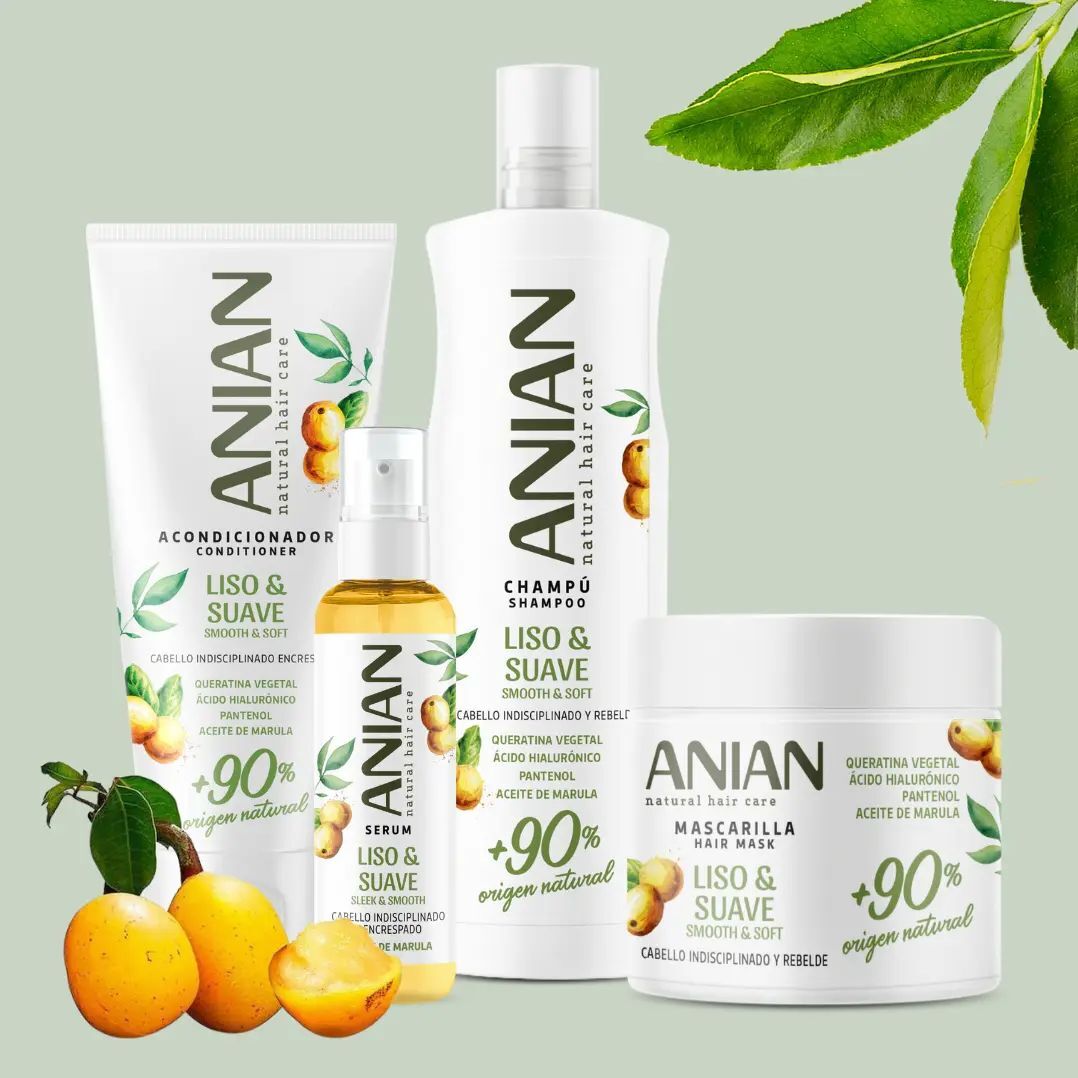 Шампунь Anian Smooth &amp; Soft для непослушных волос 400 мл фото
