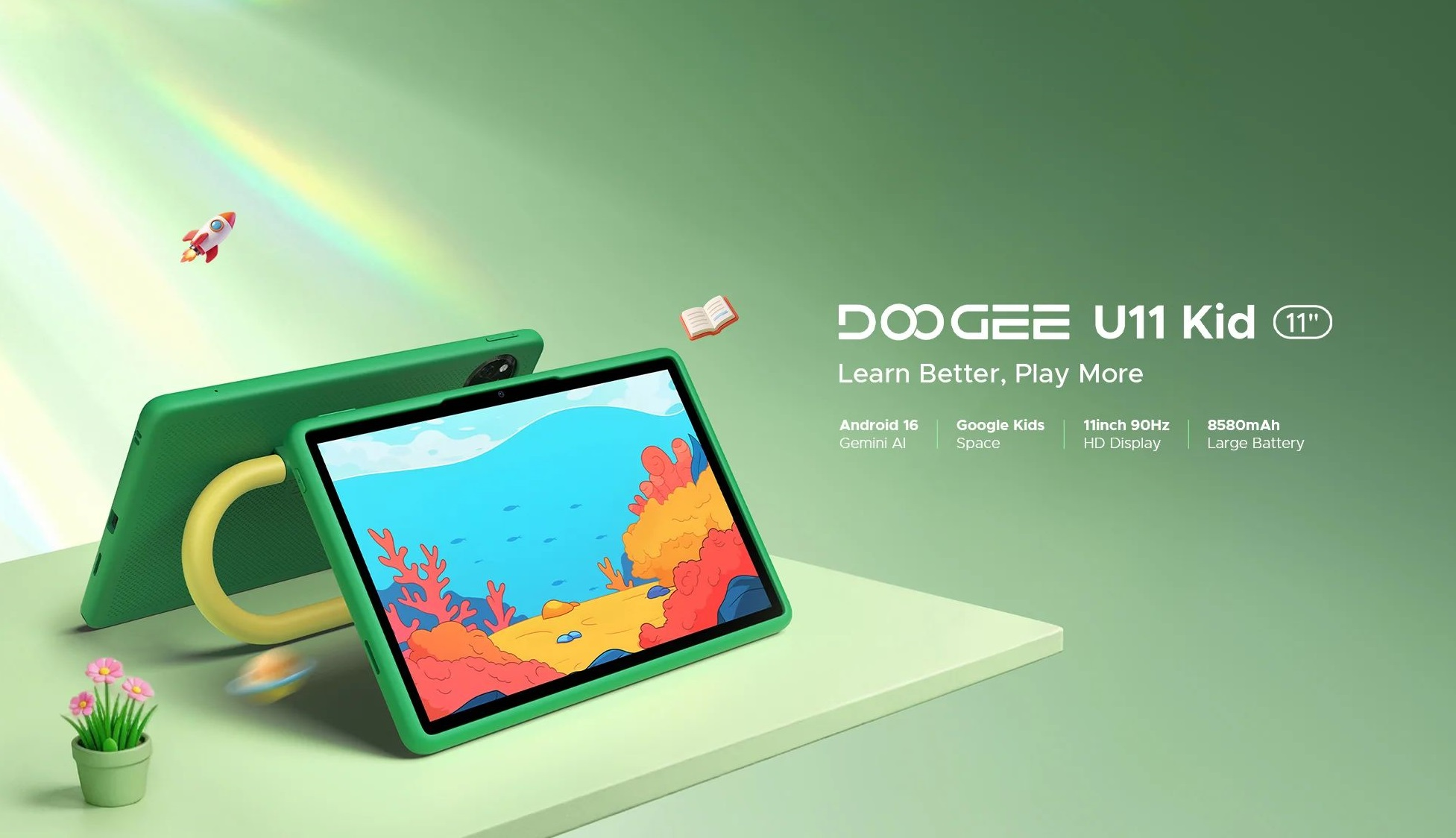 Планшет Doogee U11 Kid 11" 4/128Gb Green (6942654909862) фото7