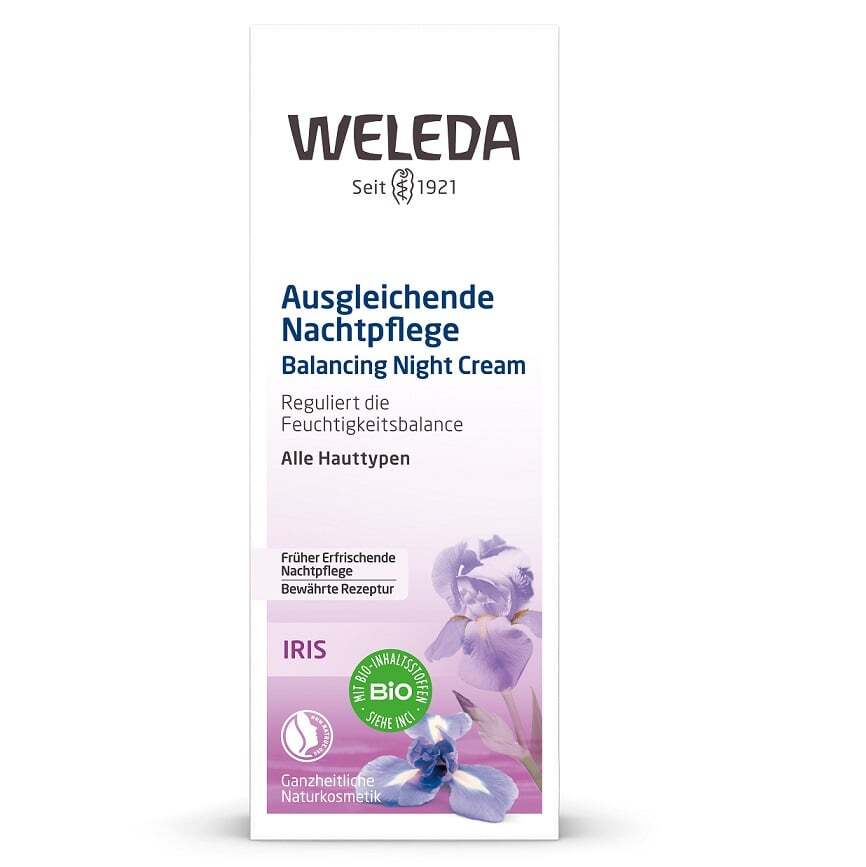 Увлажняющий ночной крем Weleda Ирисовый, 30 мл (008026DE) фото2