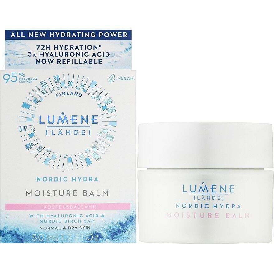 Бальзам для лица Lumene Nordic Hydra Moisture дневной увлажняющий 50 мл фото2