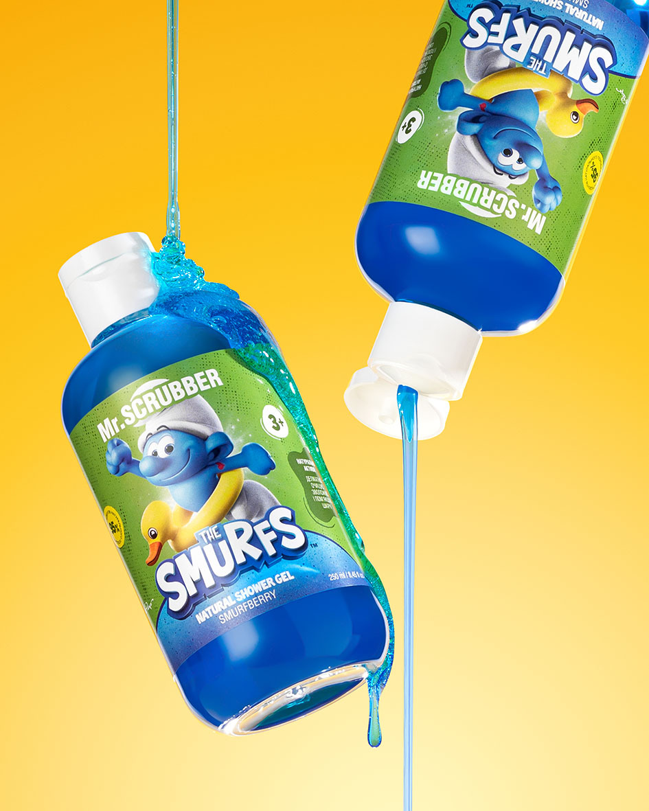 Натуральний дитячий гель для душу Mr.Scrubber The Smurfs Smurfberry фото3