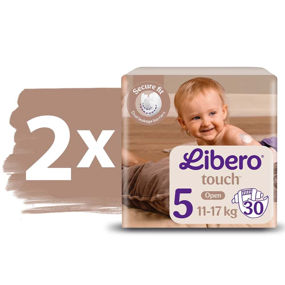 Набір підгузки Libero Touch 11-17 кг розмір 5 60 шт. фото