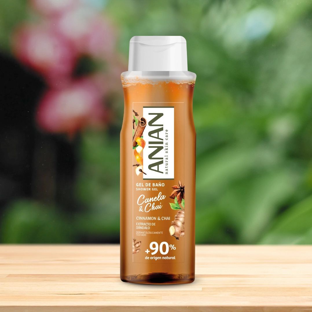 Гель для душа Anian Cinnamon & Chai 750 мл фото4