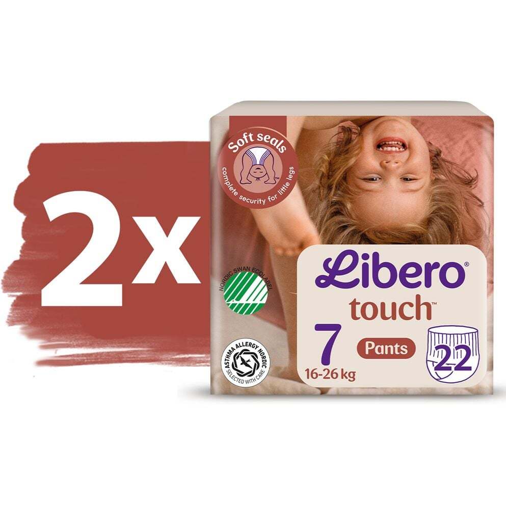 Набір підгузки-трусики Libero Touch Pants 7 (16-26 кг) 44 шт. фото