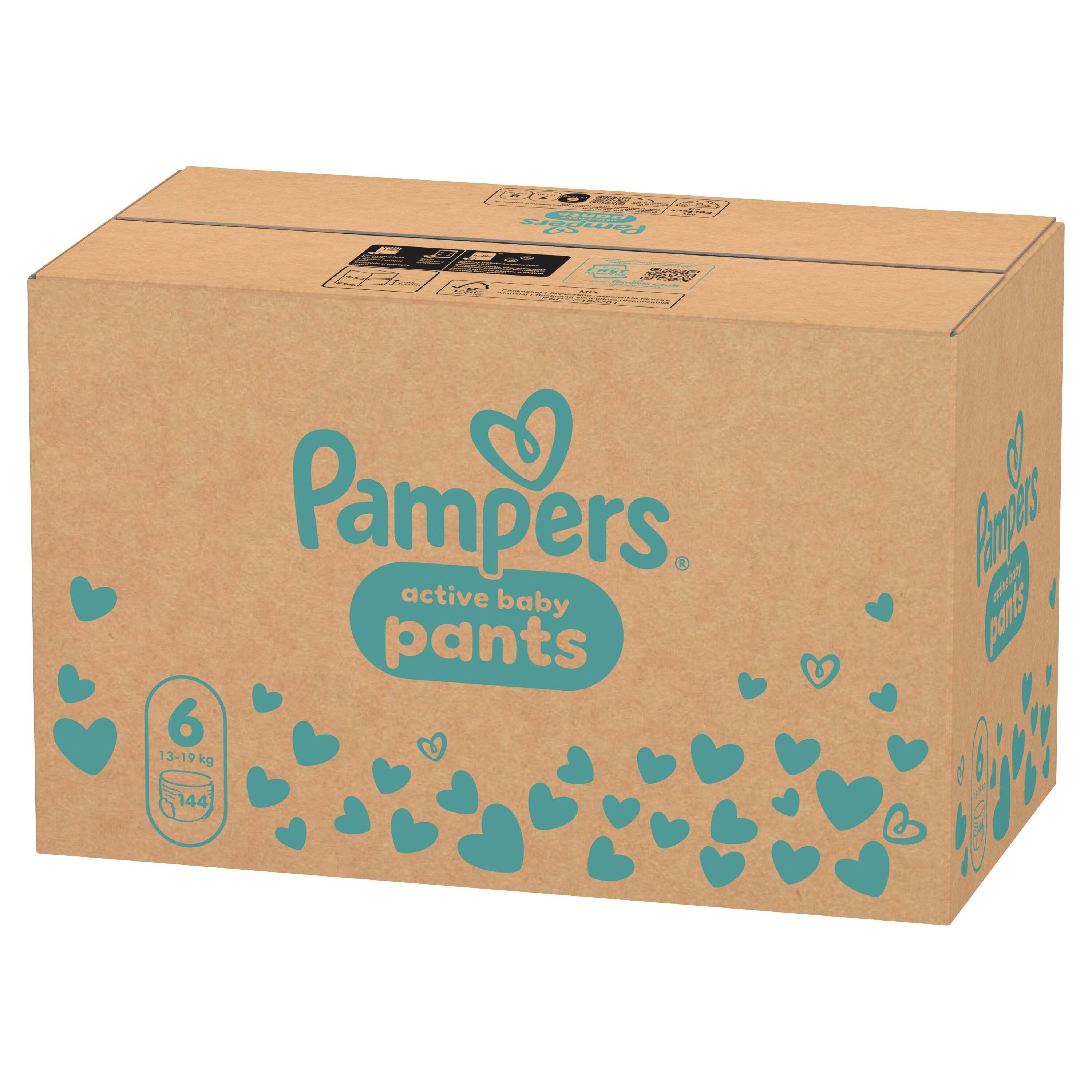 Набір підгузки-трусики Pampers Active Baby Pants Розмір 6 (13-19 кг) 144 шт. фото