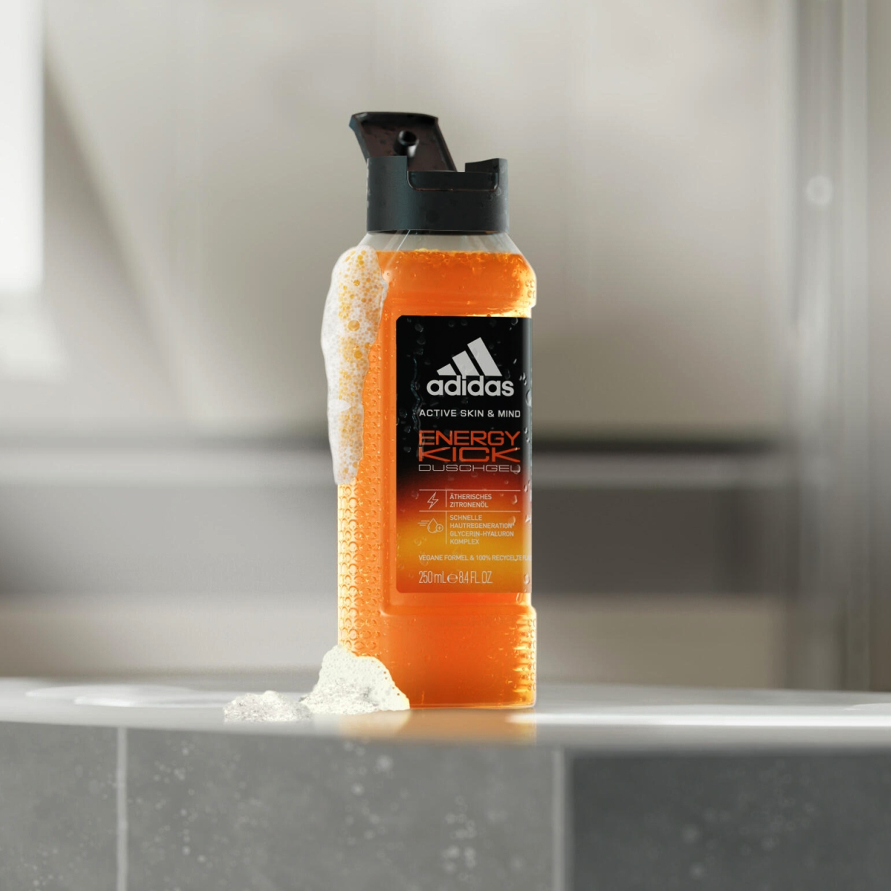 Гель для душа Adidas Energy Kick Men, 250 мл фото2