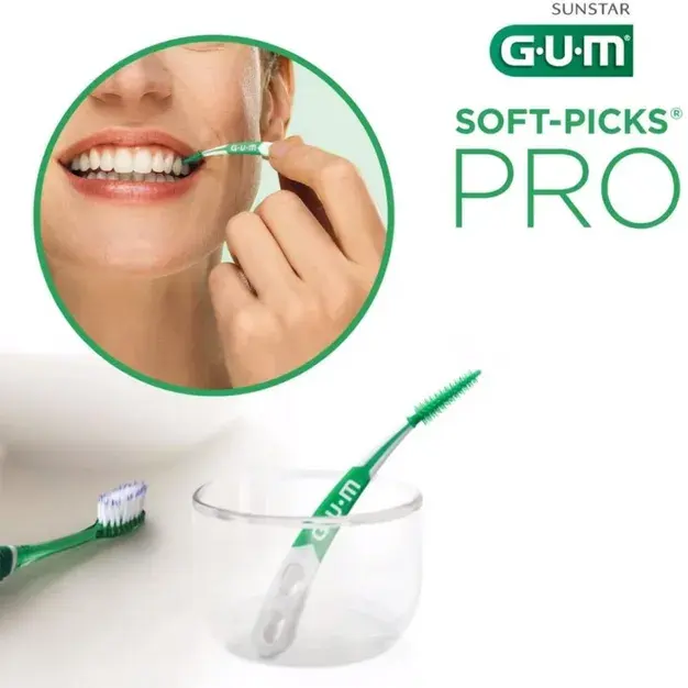 Набір міжзубних щіток GUM SoftPicks Pro розмір S 30 шт фото3