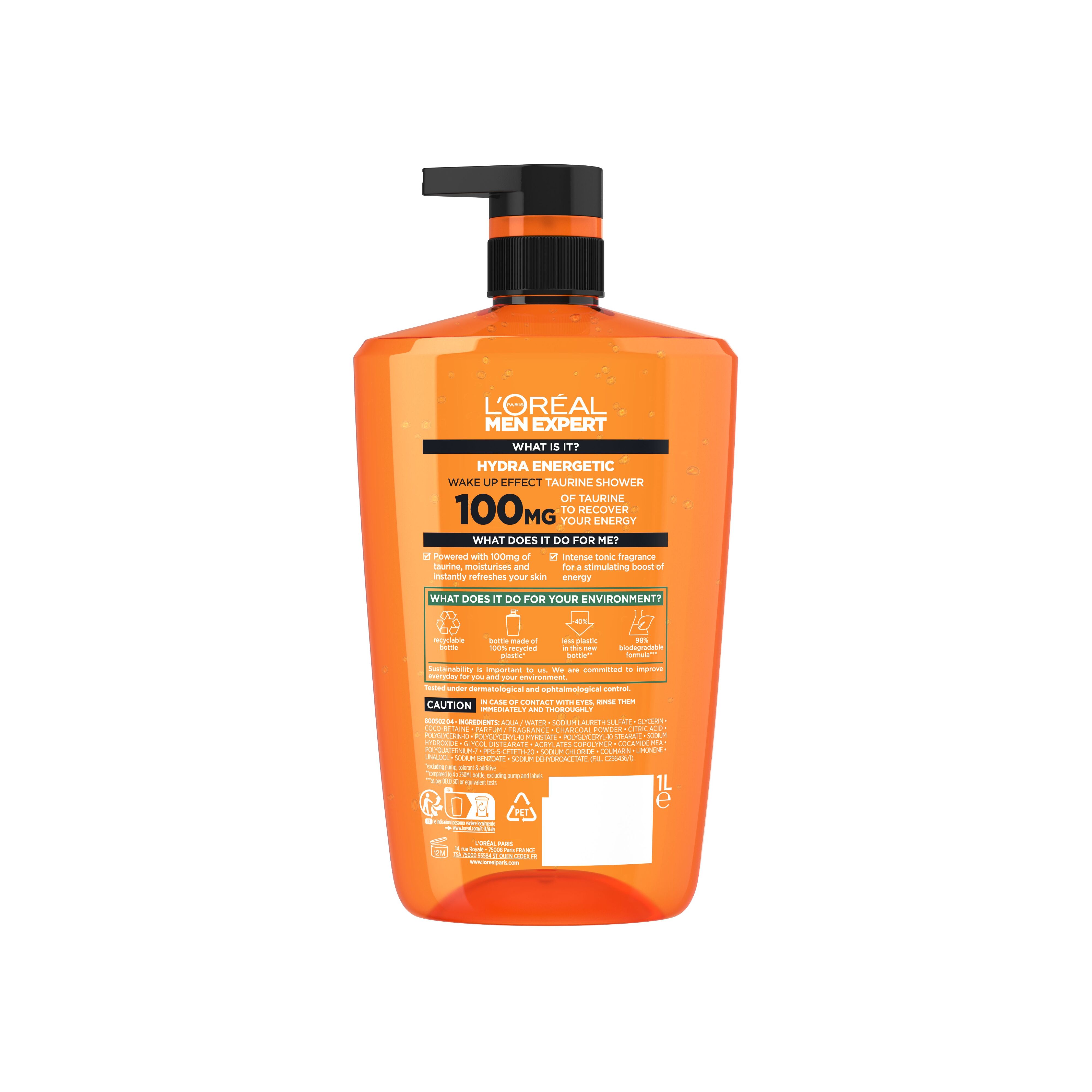 Гель для душу L'Oreal Paris Men Expert Hydra Energetic 1 л фото2