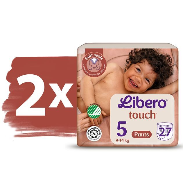 Набір підгузки-трусики Libero Touch Pants 5 (9-14 кг) 54 шт. фото