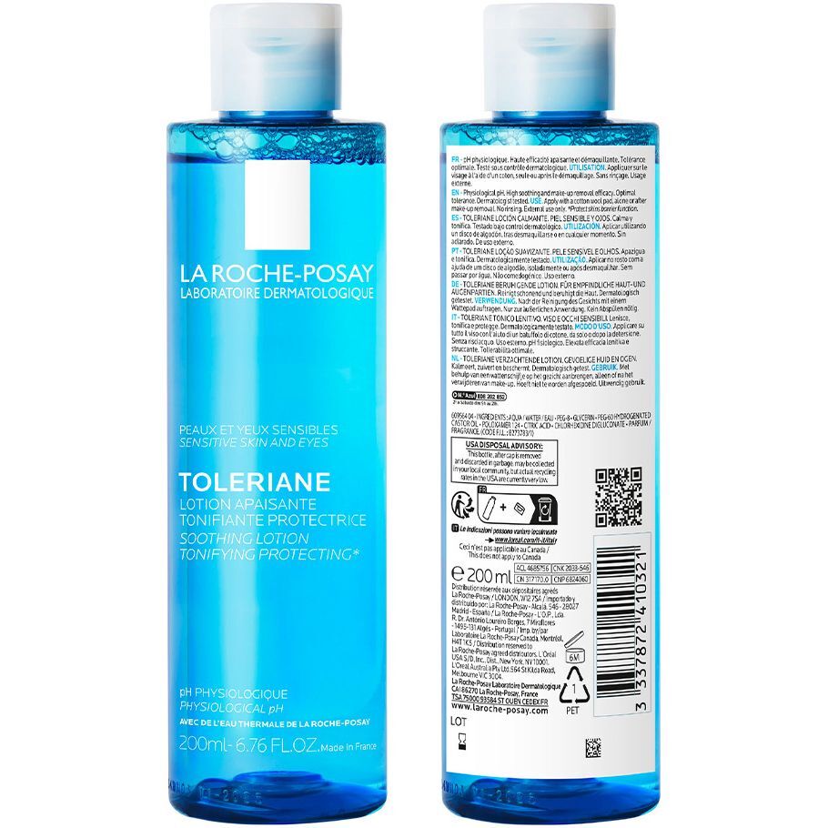 Заспокійливий тонік La Roche-Posay для чутливої шкіри 200 мл фото6