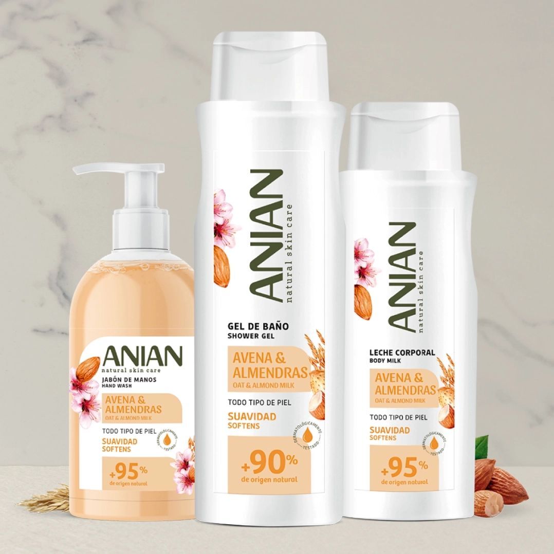 Гель для душу Anian Oatmeal & Almond 750 мл фото5