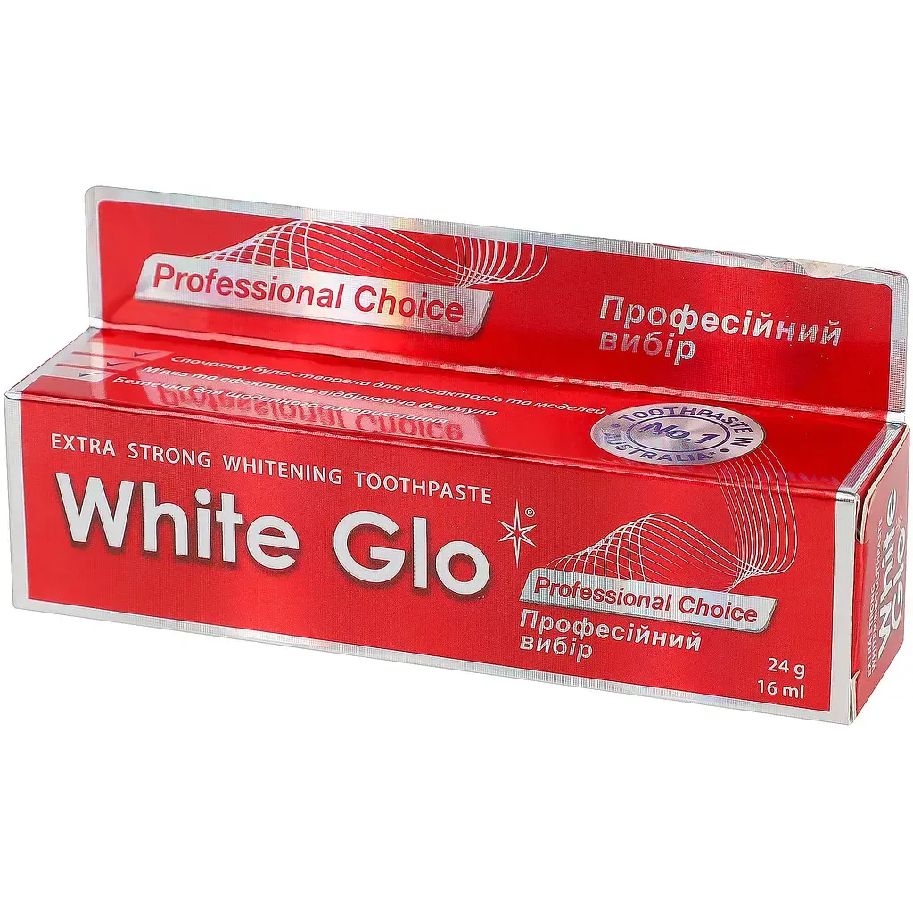 Отбеливающая зубная паста White Glo профессиональный выбор 24 г фото4