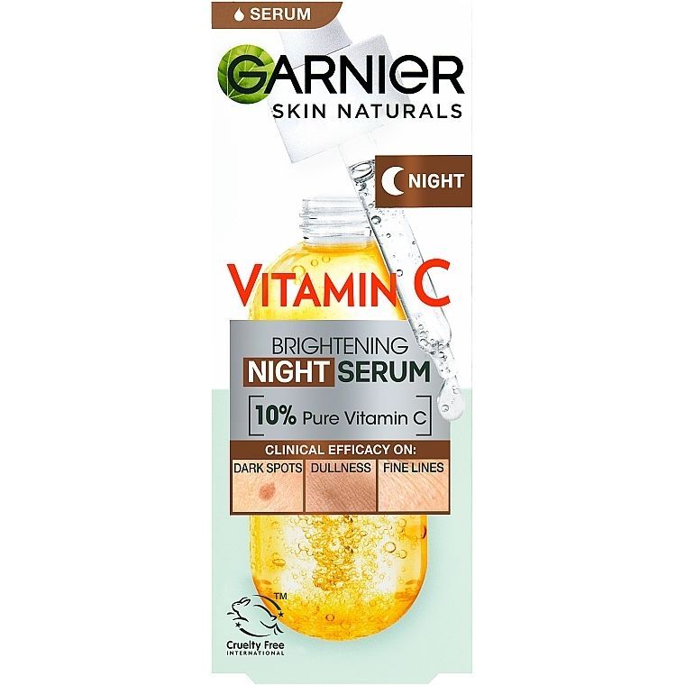 Ночная сыворотка Garnier Skin Naturals Vitamin C Brightening Night Serum 30 мл фото3