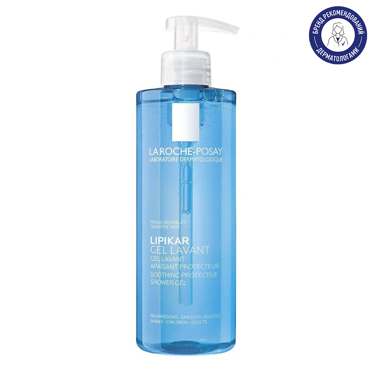 Очищувальний гель La Roche-Posay Lipikar Gel Lavant 400 мл (M9546500) фото2