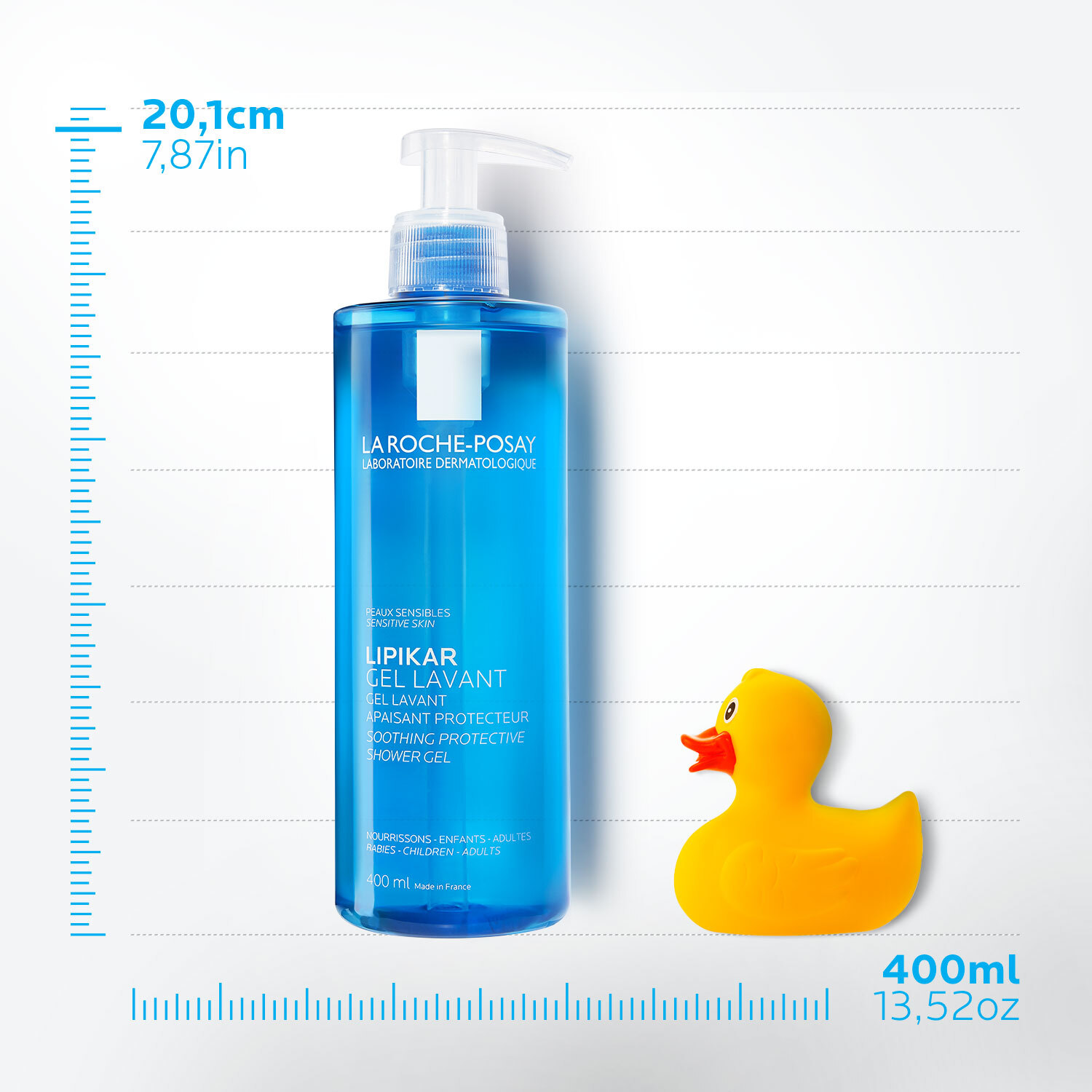 Очищувальний гель La Roche-Posay Lipikar Gel Lavant 400 мл (M9546500) фото3