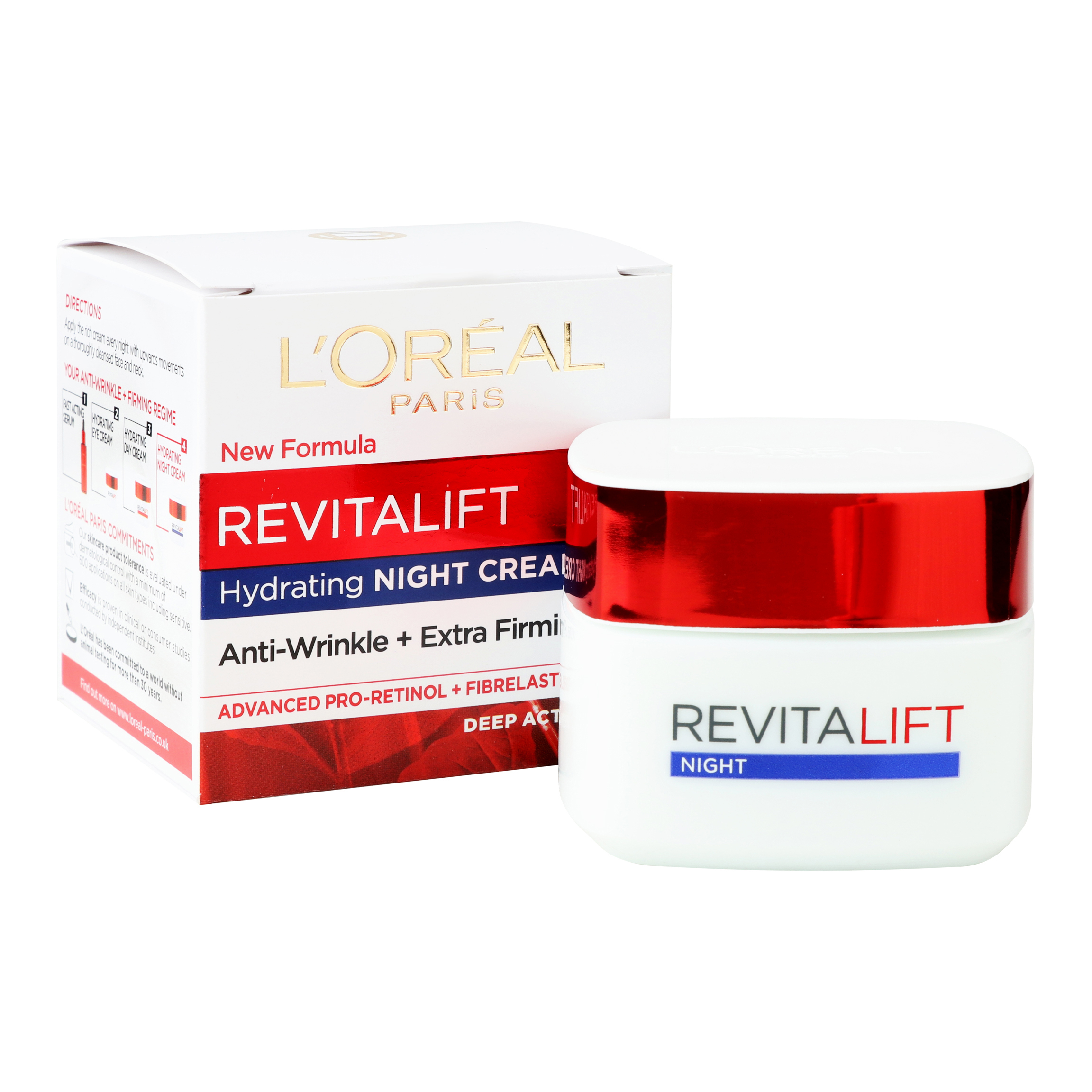 Ночной крем-уход для лица L'Oreal Paris Revitalift Восстанавливающий кожу лица, 50 мл фото2