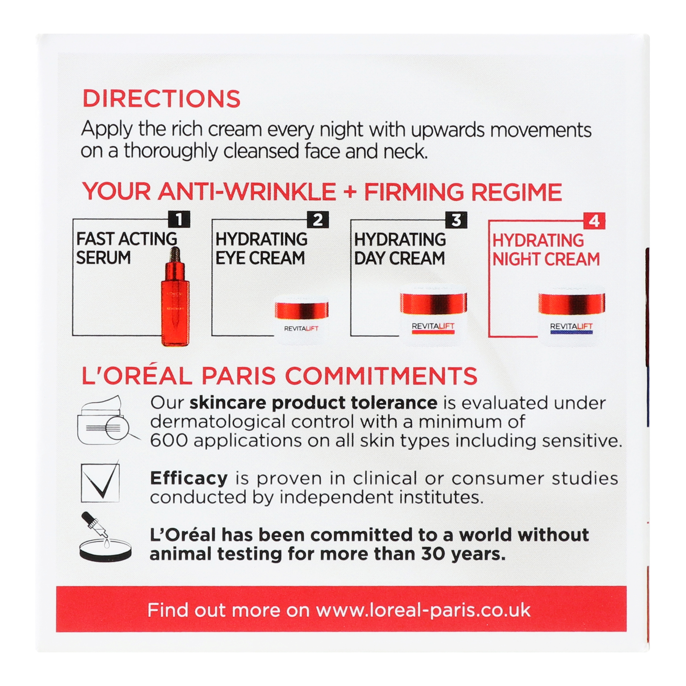 Ночной крем-уход для лица L'Oreal Paris Revitalift Восстанавливающий кожу лица, 50 мл фото4