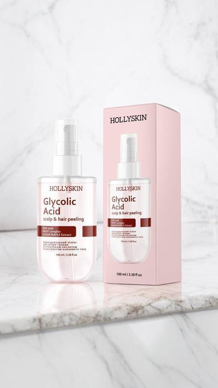 Відлущувальний пілінг для шкіри голови Hollyskin 100 мл фото3