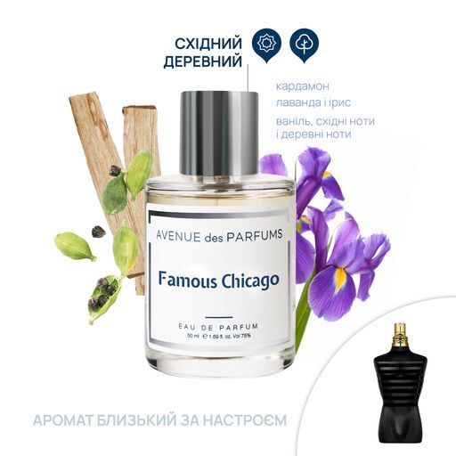 Парфумована вода Avenue des Parfums Famous Chicago 50 мл фото2