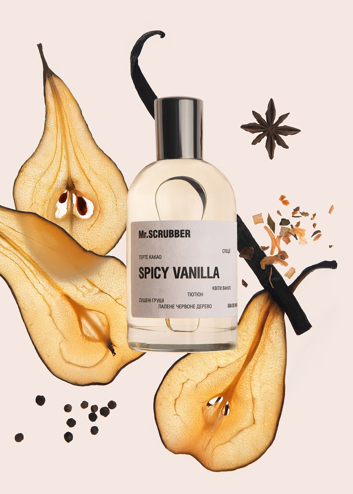 Парфюмированная вода Mr. Scrubber Spicy Vanilla 100 мл фото2