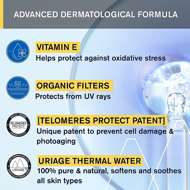 Сонцезахисний зволожуючий крем Uriage Bariesun SPF30 50 мл фото8
