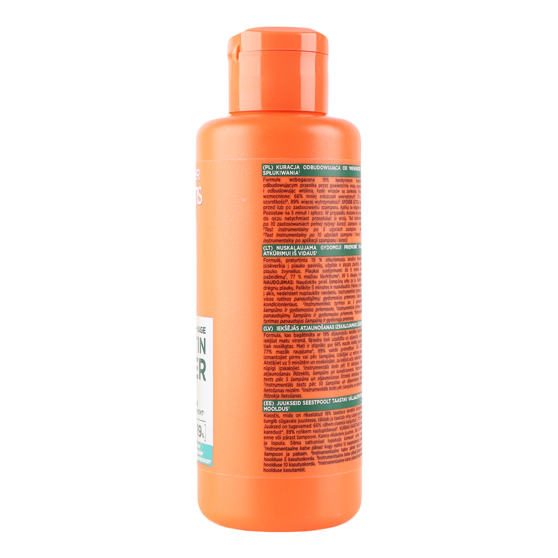 Змивний засіб для глибокого відновлення Garnier Fructis Keratin Filler 200 мл фото5