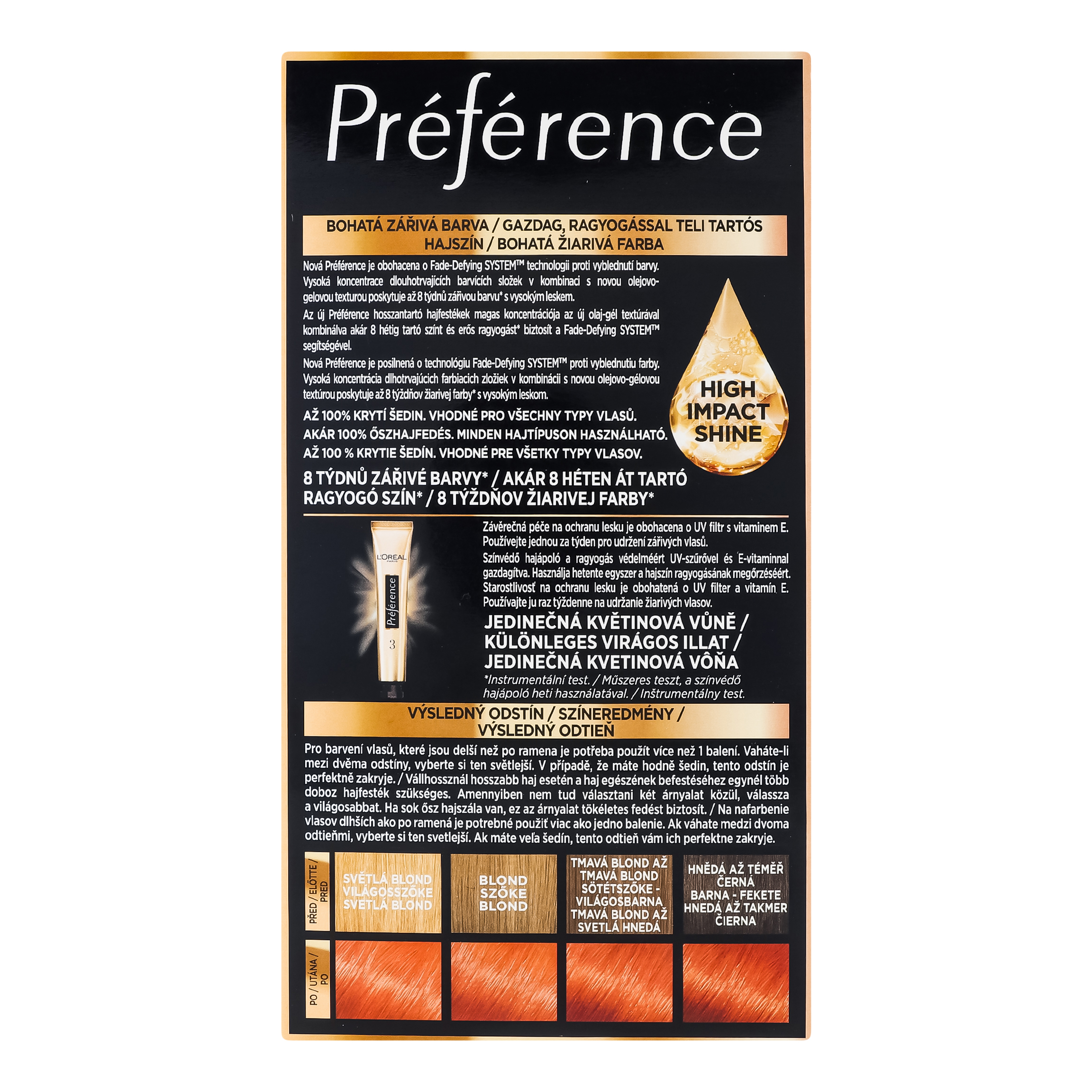 Стойкая краска для волос L'Oreal Paris Preference 7.4 Kupferblond 174 мл фото5