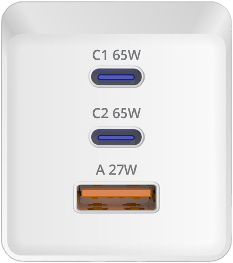 Сетевое зарядное устройство Sigma X-power 65W PS65-01 (GaN PD/QC Charger, 2USB-C+1USB-A) (4827798637715) фото4
