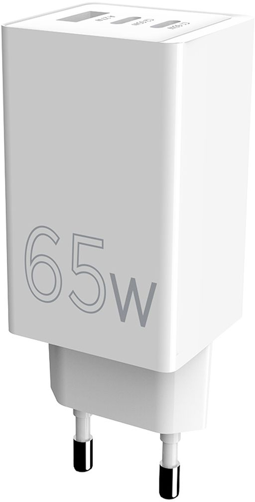 Сетевое зарядное устройство Sigma X-power 65W PS65-01 (GaN PD/QC Charger, 2USB-C+1USB-A) (4827798637715) фото5