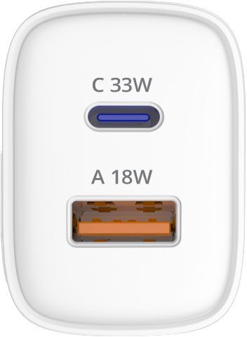 Мережевий зарядний пристрій Sigma X-power 33W PS33-01 (GaN PD/QC Charger, 1USB-C+1USB-A) фото
