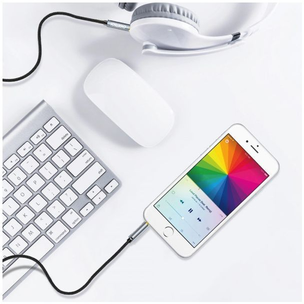 Кабель мультимедійний Choetech 3.5mm M to 3.5mm M 1.2m (AUX002) фото
