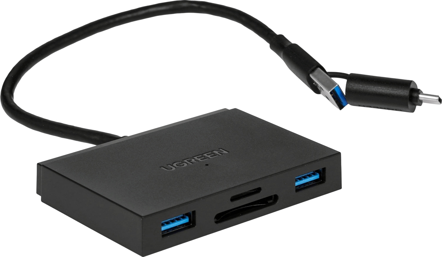Кардридер Ugreen USB 3.0 4-in-1, OTG USB-C/USB-A, SD/TF, 4-in-1 CM812 (45167_Ugreen) фото3
