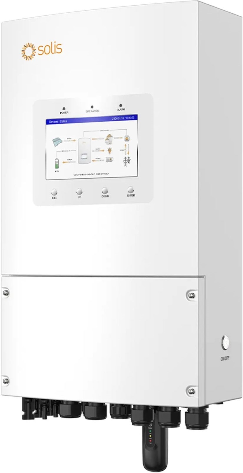 Інвертор сонячний Solis S6-EH1P8K-L-PLUS-LDY20.48K1-LFP 8kW фото2