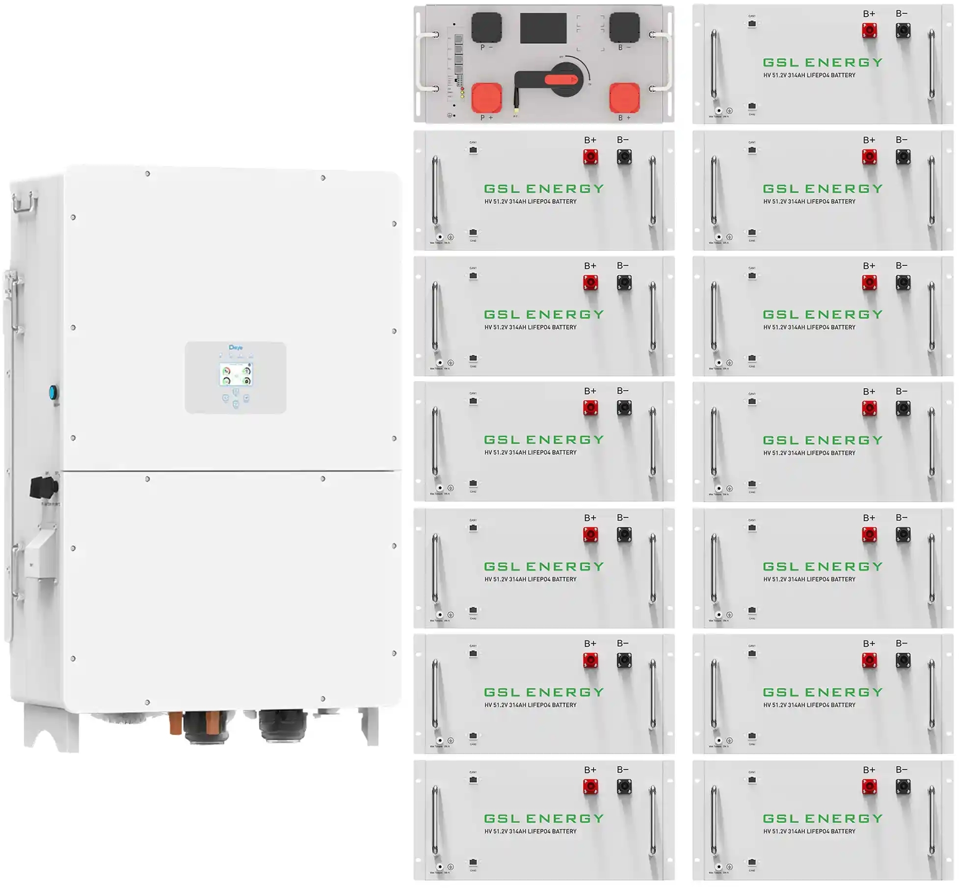 Інвертор сонячний DEYE SUN-100K-SG02HP3-EU-GM10 100kW 209kWh (SV-3DE100K1-HGS209K1-1) фото2