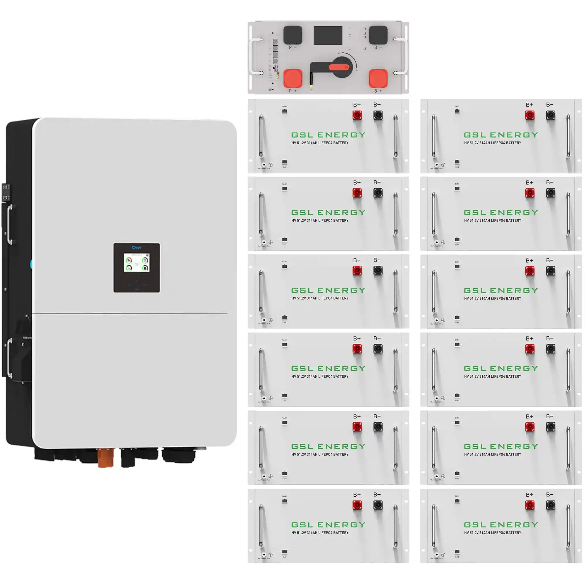 Система зберігання енергії DEYE SUN-80K-SG02HP3-EU-EM6 80kW 192.9kWh 1BAT LiFePO4 (SV-3DE80K1-HGS192K1-1) фото2