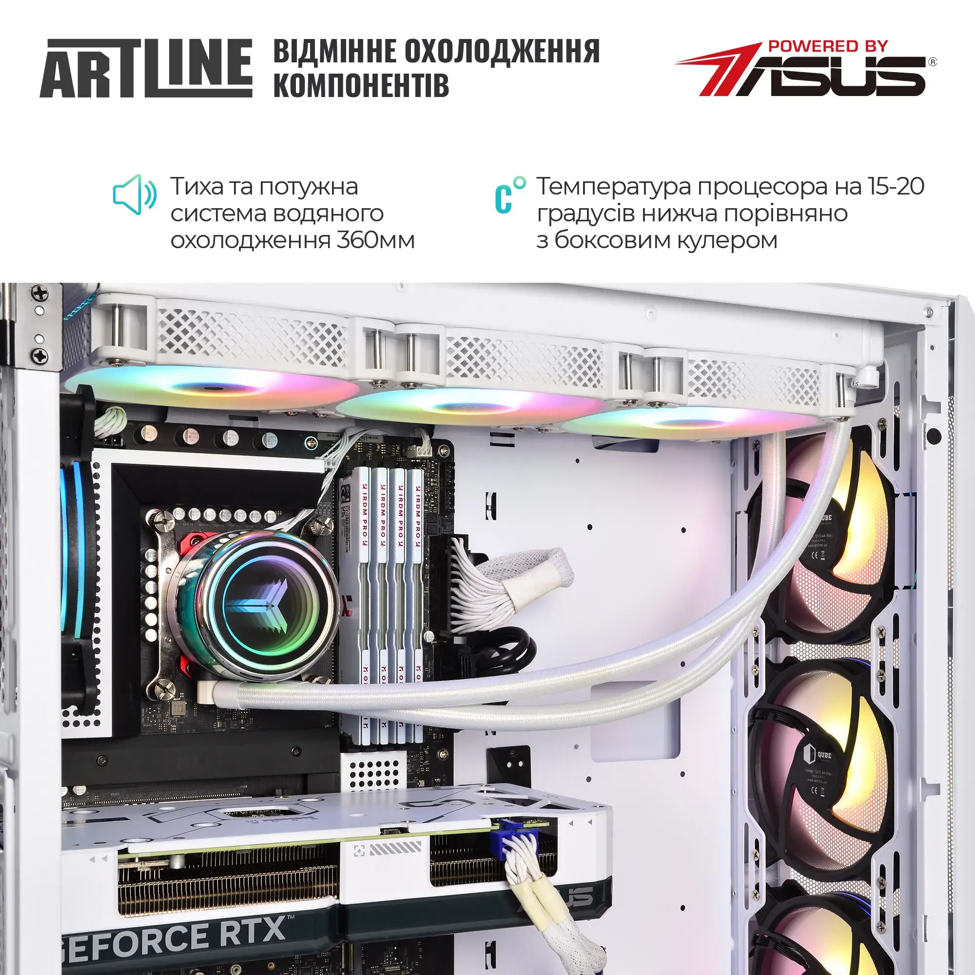 Cистемный блок ARTLINE Gaming X77WHITE Windows 11 Home (X77WHITEv119Win) фото