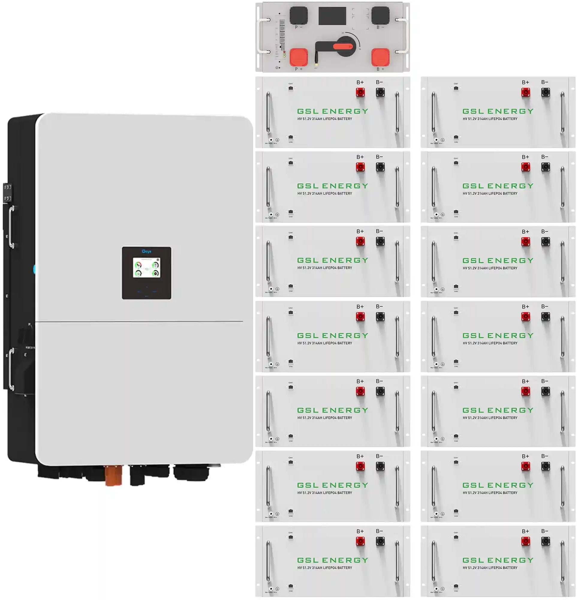 Інвертор сонячний DEYE SUN-80K-SG02HP3-EU-EM6 80kW 241.2kWh 1BAT LiFePO4 (SV-3DE80K1-HGS240K1-1) фото2