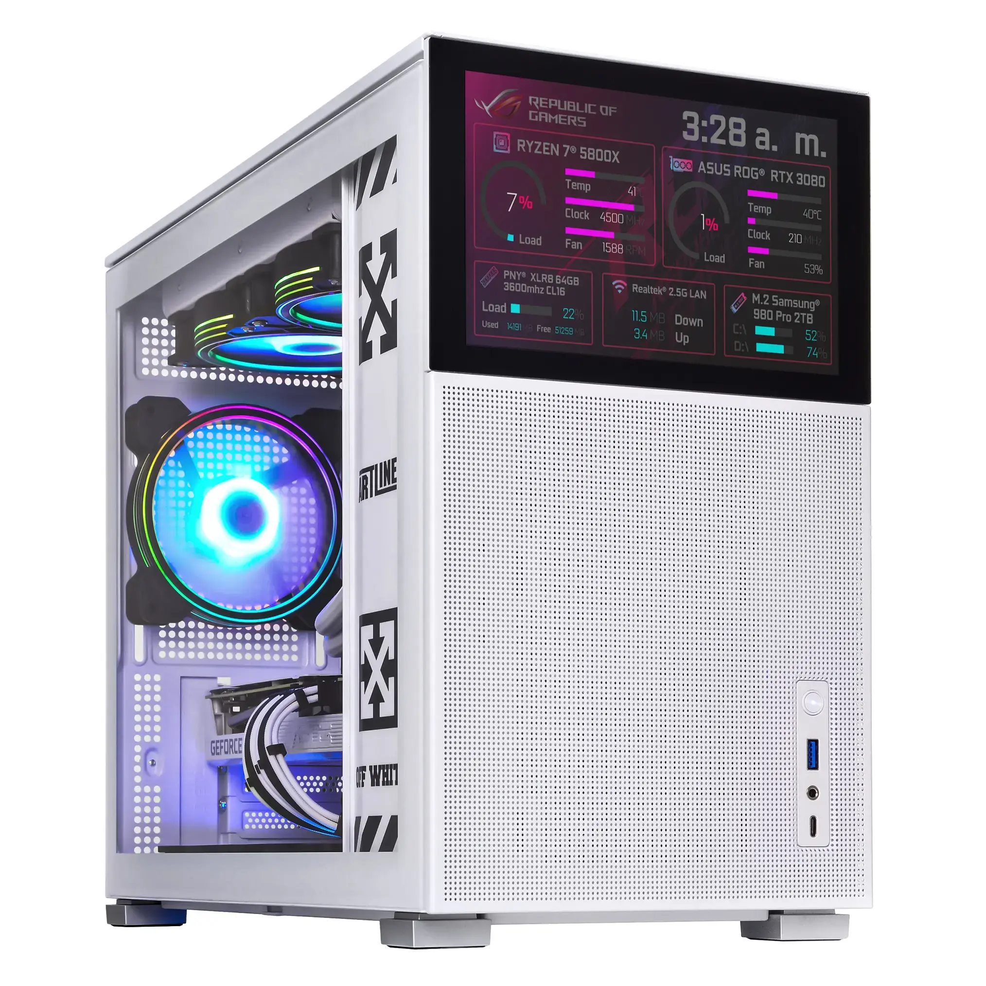 Cистемный блок ARTLINE Gaming D31WHITE (D31WHITEv91) фото