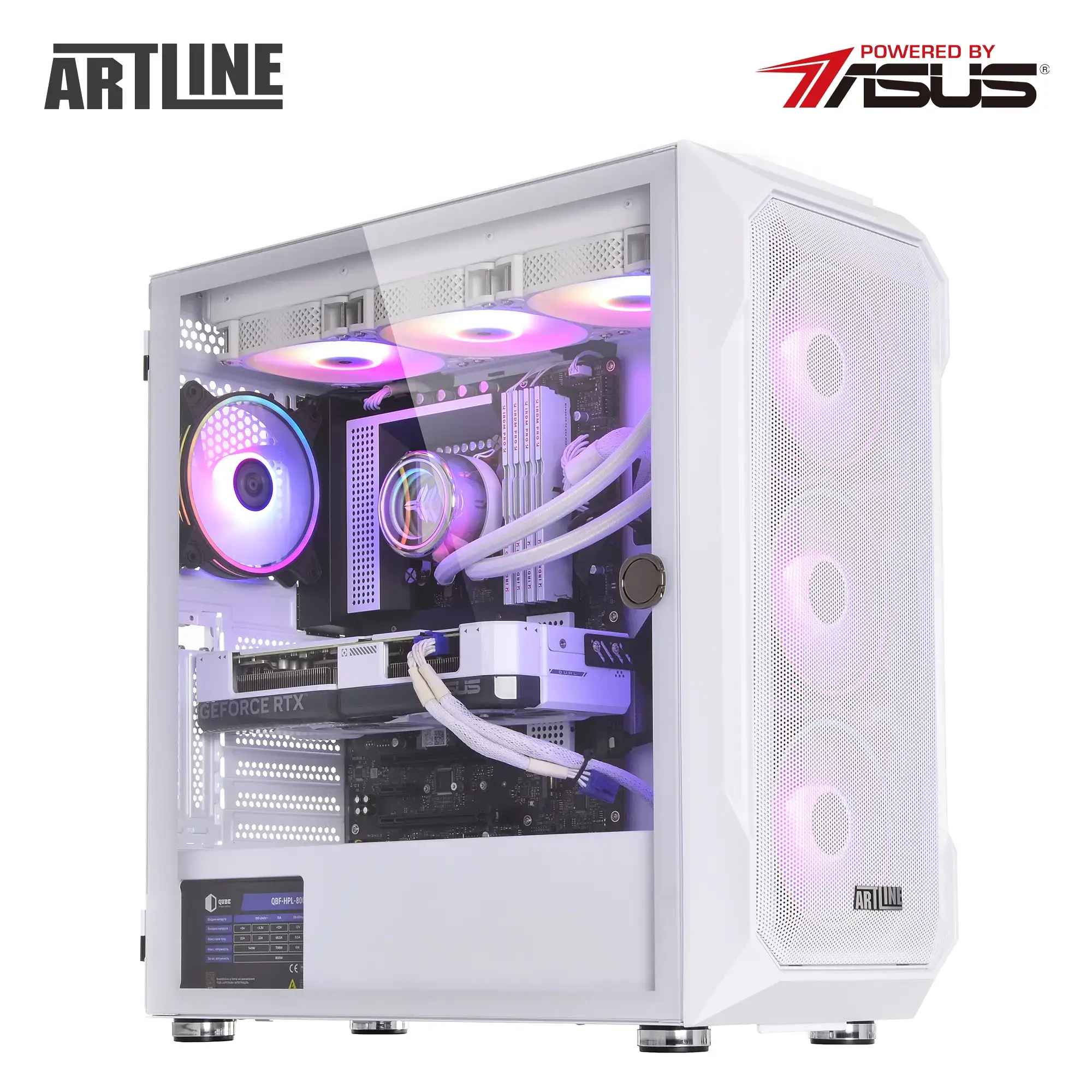 Cистемний блок ARTLINE Gaming X77WHITE Windows 11 Home (X77WHITEv116Win) фото