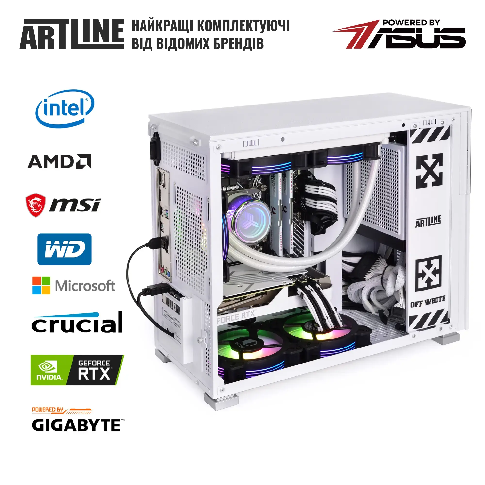 Cистемний блок ARTLINE Gaming D31WHITE Windows 11 Home (D31WHITEv111Win) фото9