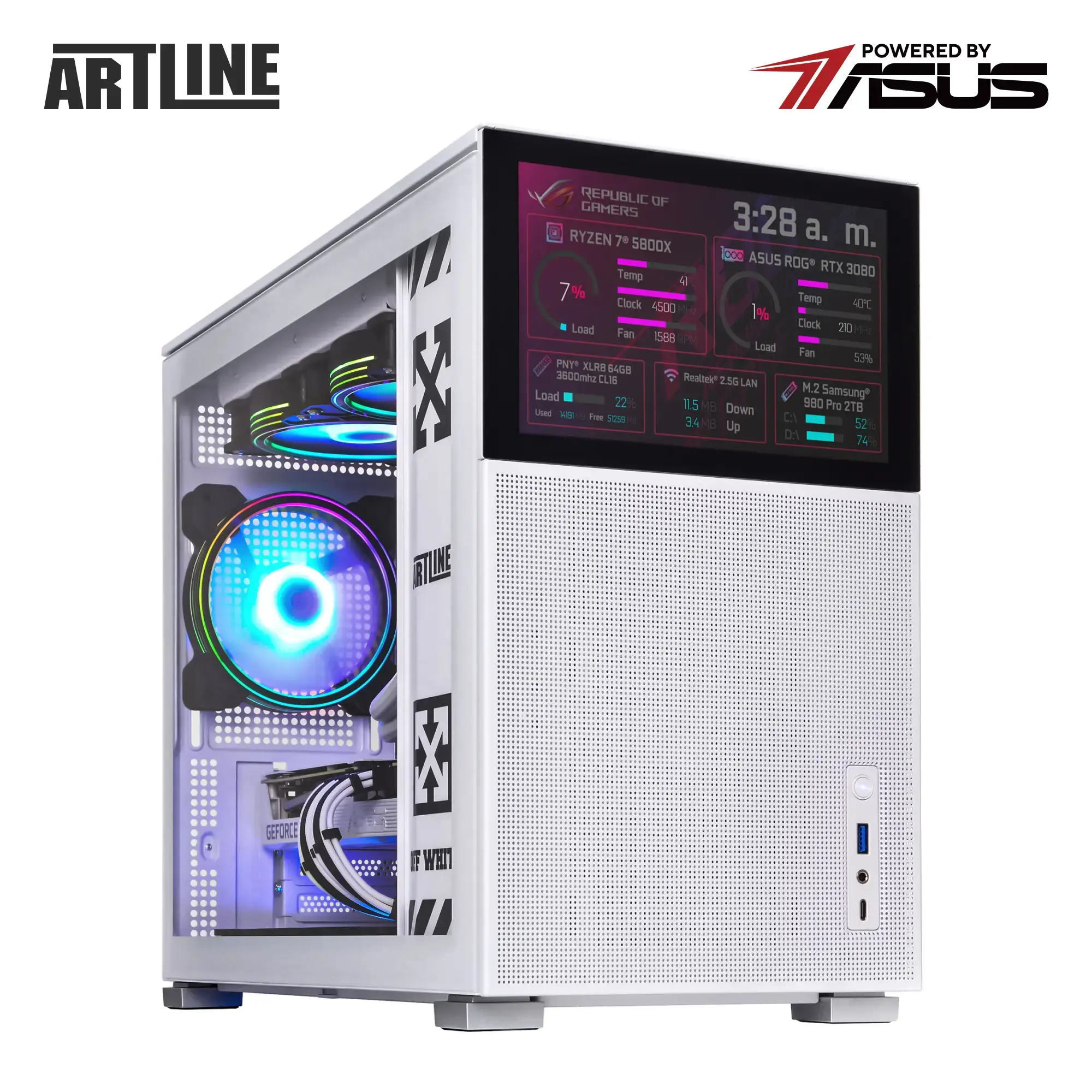 Cистемний блок ARTLINE Gaming D31WHITE Windows 11 Home (D31WHITEv111Win) фото15