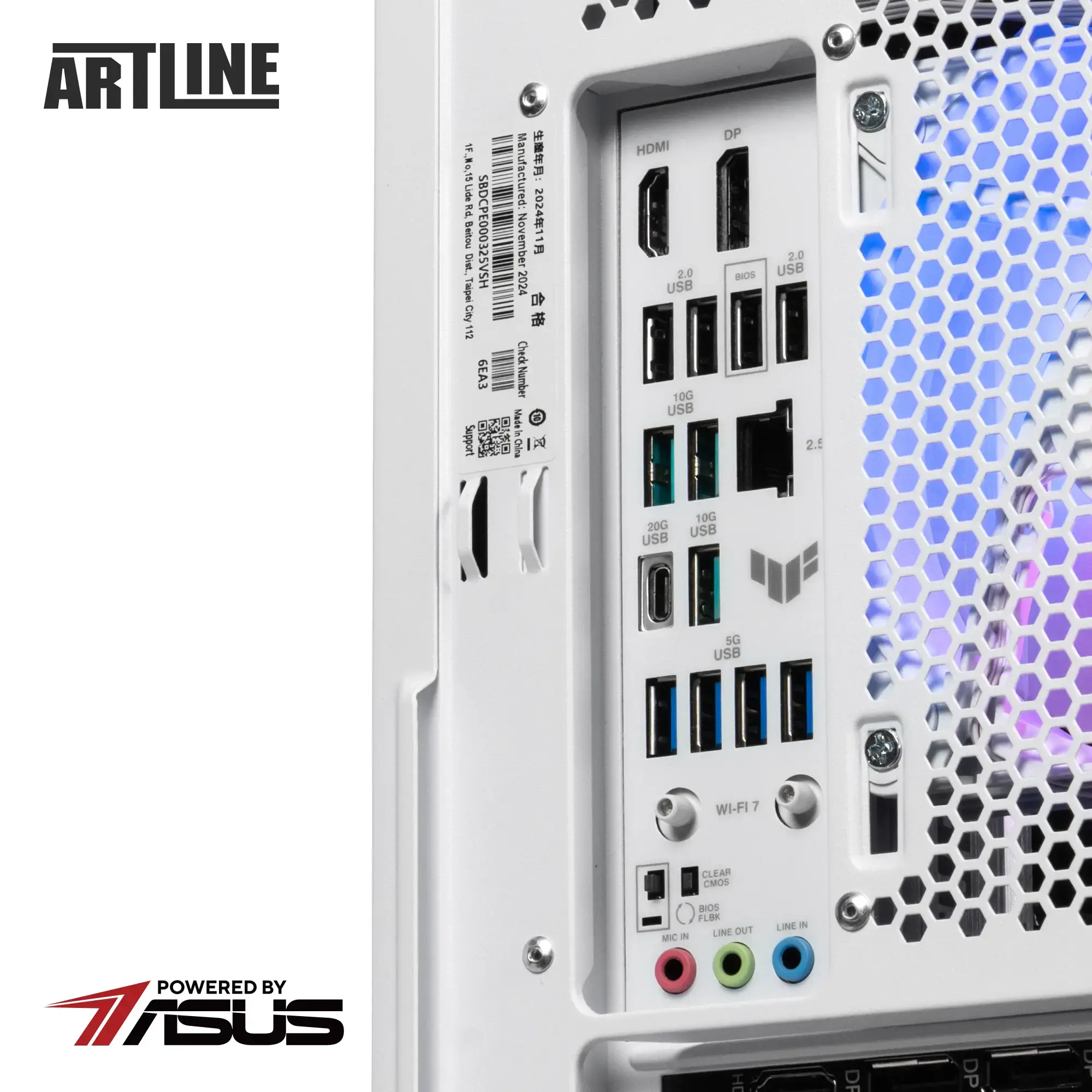 Cистемний блок ARTLINE Gaming A21WHITE Windows 11 Home (A21WHITEv23Win) фото20