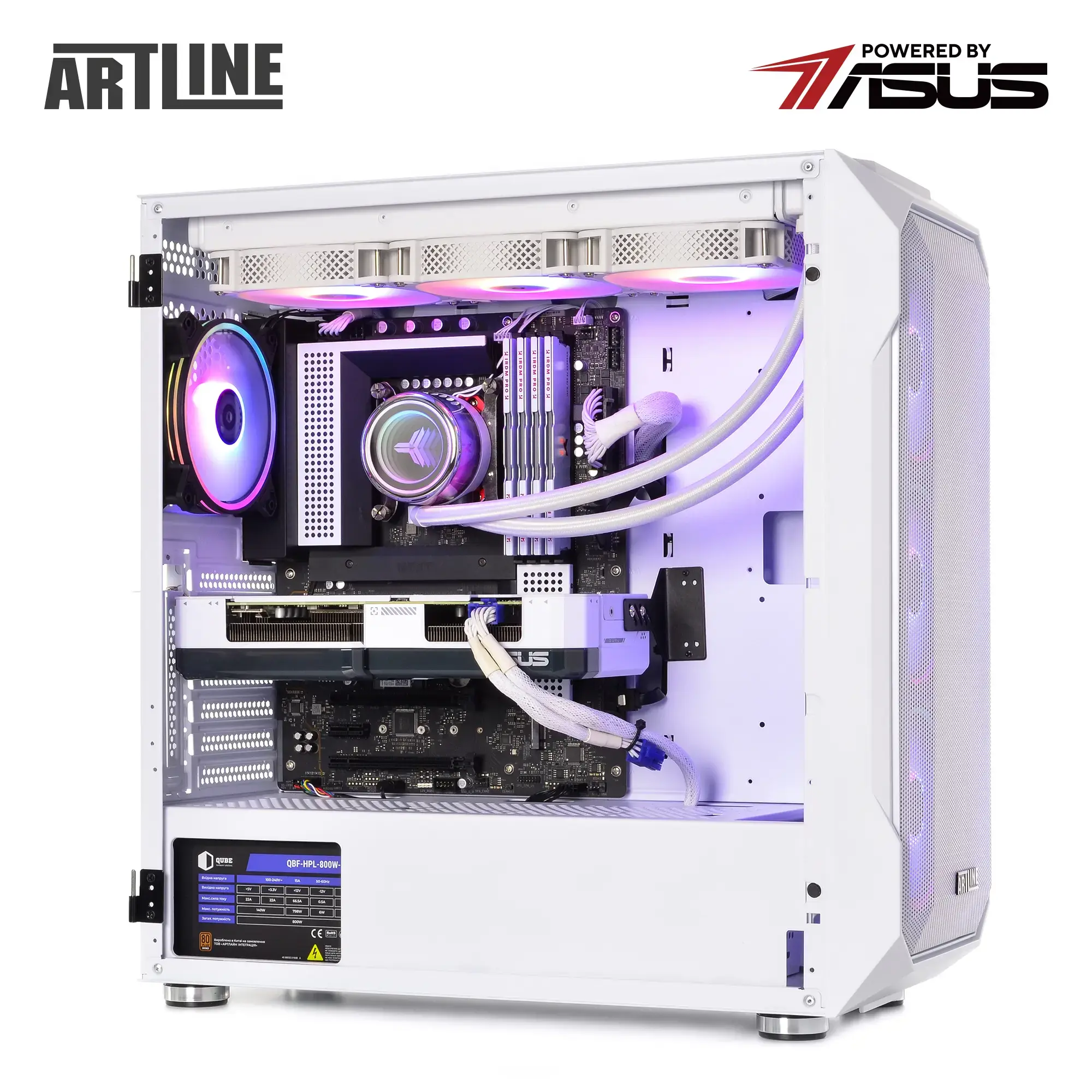 Cистемний блок ARTLINE Gaming X94WHITE Windows 11 Home (X94WHITEv97Win) фото17