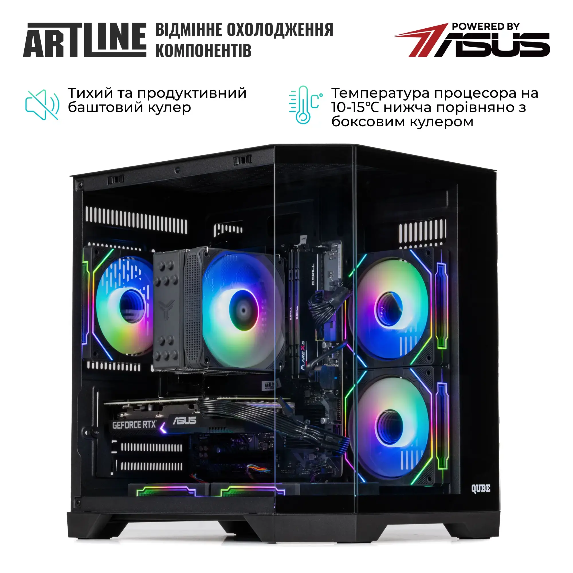 Cистемний блок ARTLINE Gaming X87 Windows 11 Home (X87v50Win) фото4