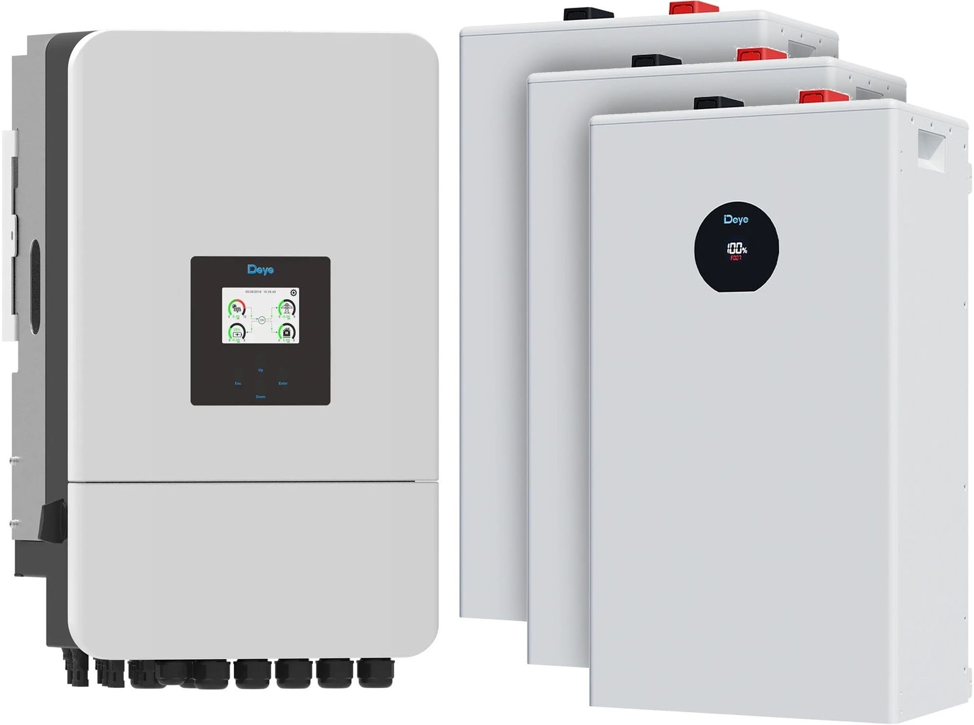Система хранения энергии DEYE SV-3DE20K1-LDE48K1-1 20kW 48.2kWh 3BAT LiFePO4 (SV-3DE20K1-LDE48K1-1) фото2