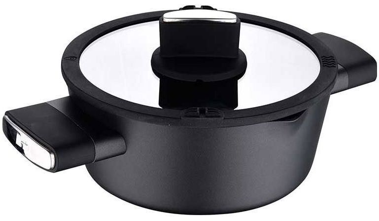 Каструля Bergner Ion Plus із кришкою 3.5 л (BG-35911-BK) фото
