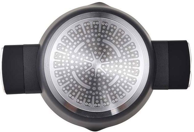 Каструля Bergner Ion Plus із кришкою 3.5 л (BG-35911-BK) фото